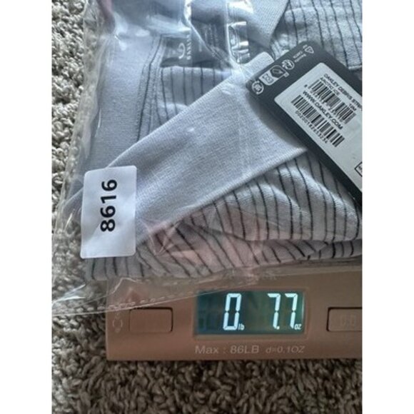 OAKLEY Men’s DEBRIS STRIPE Short Sleeve Short Pull Over Size XL Arctic Ice - Picture 11 of 11